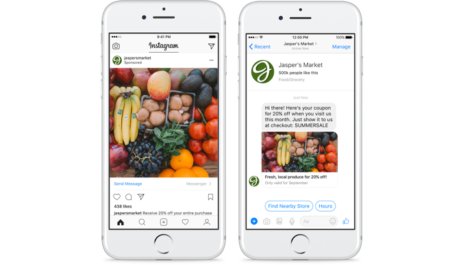Click to Messenger Ads now available on Instagram