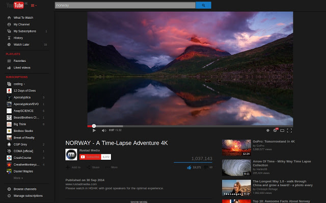 YouTube Design Hits the Refresh Button