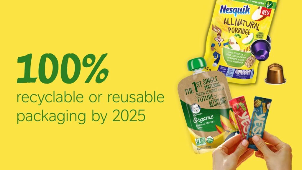 Nestle Vows to Have 95% of its Plastic Packaging Recyclable by 2025