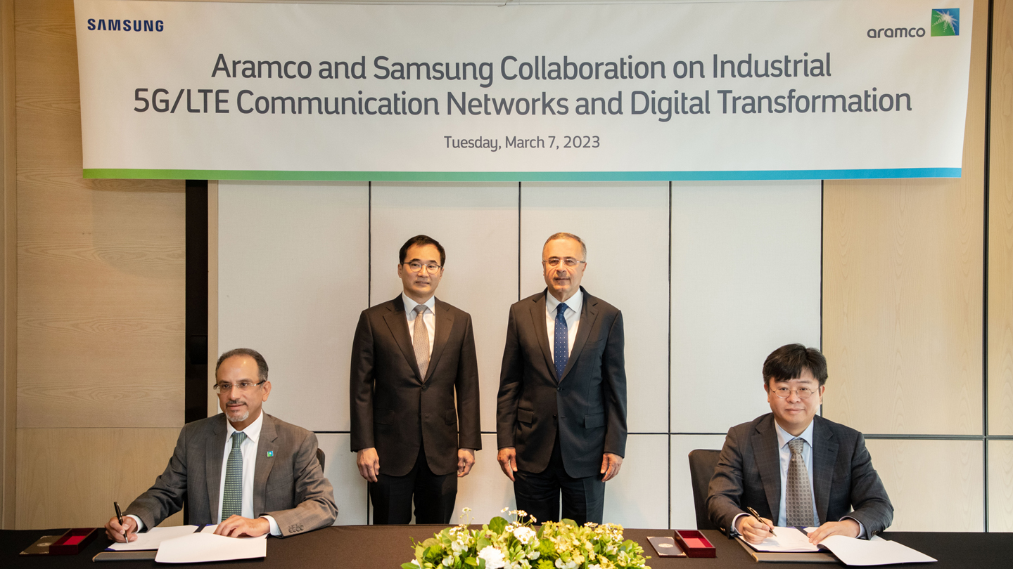Saudi Aramco Signs MoU With Samsung Electronics for Kingdom’s Digital Transformation