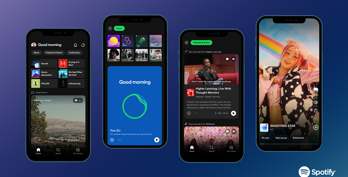 Spotify Mobile Interface 