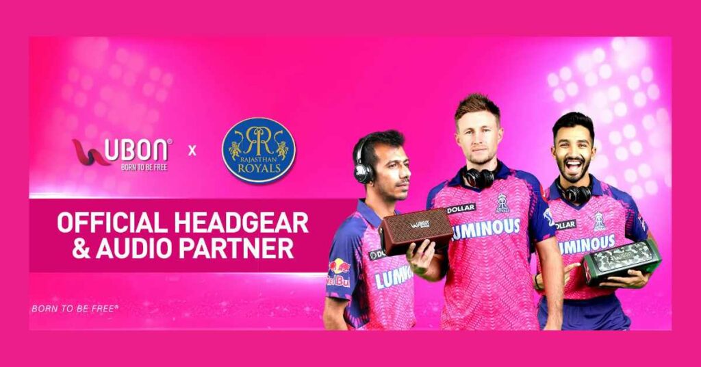 UBON to Sponsor Rajasthan Royals for IPL 2023
