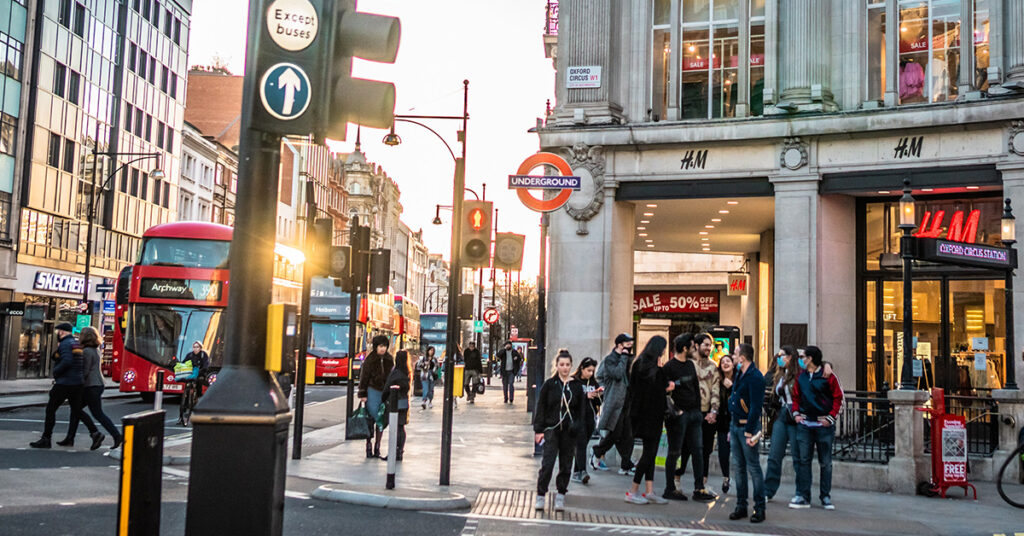 How Branding Reflects Changing Times at Oxford Street