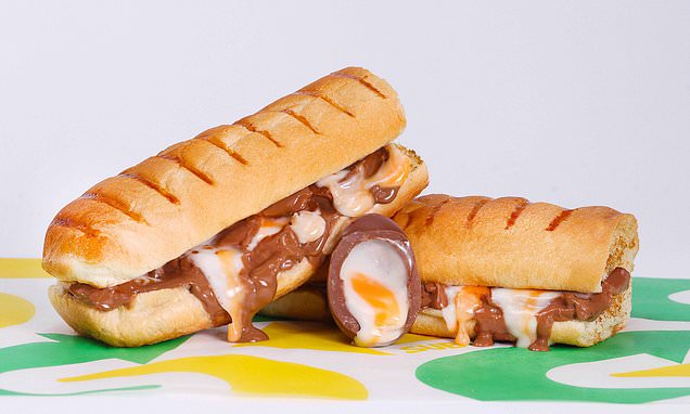 Subway – Cadbury Collaborate for Limited-Edition Sandwich Chocolate Crème Egg