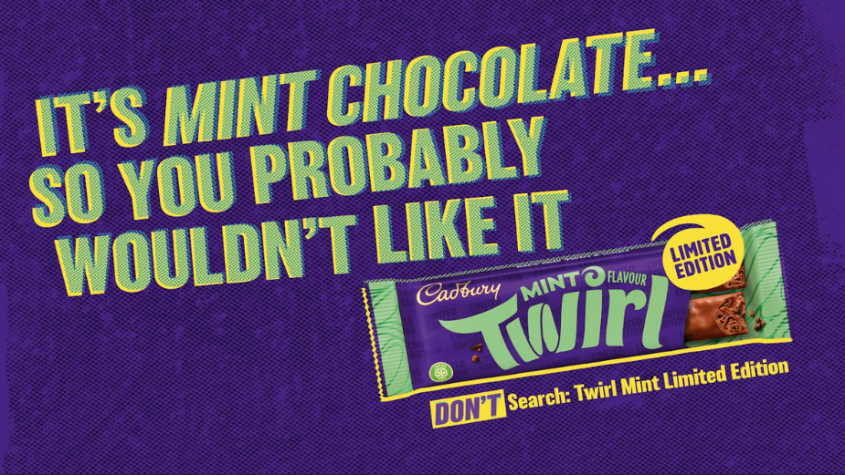 Cadbury Launches New Twirl Mint Bar in ‘Un-advertising’ Campaign