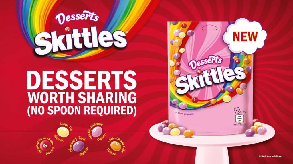 Skittles Cashes in on Nostalgia With Launch of New Desserts Featuring 5 Flavor Variants