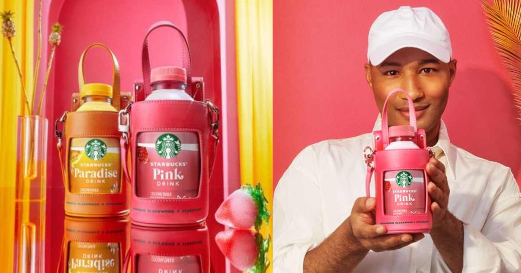 Starbucks Launches Sip & Sling Bottle Bag Collection with Designer Brandon Blackwood