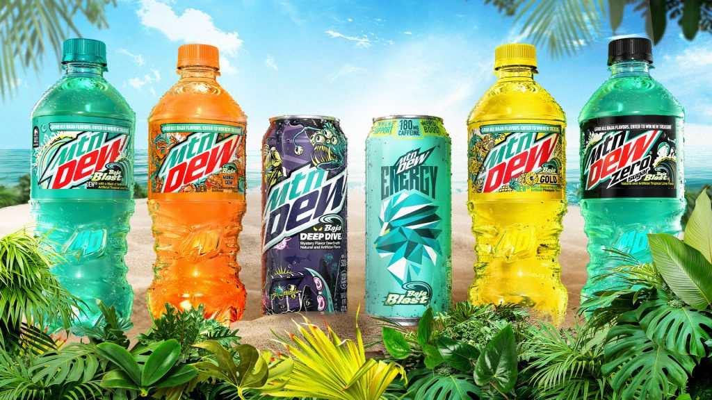 MTN Dew Introduces Exotic Tropical Flavors to Crush the Summer Heat
