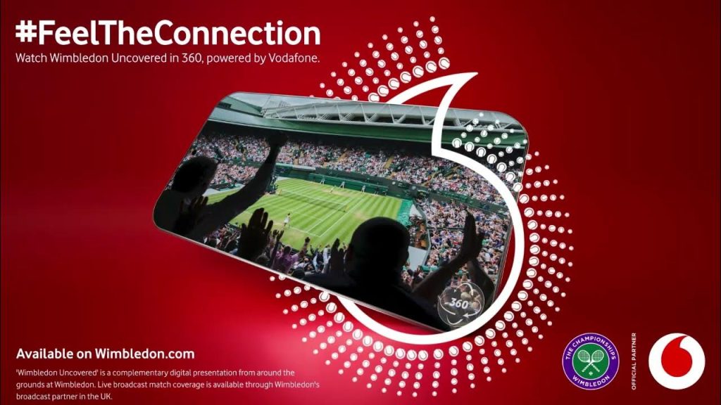#FeelTheConnection: Vodafone Taps Into Emotions for 2023 Wimbledon Championships Campaign