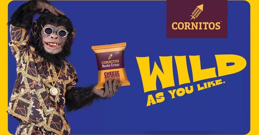 Cornitos’ New Mascot is a Mischievous Chimp Who Loves to Snack
