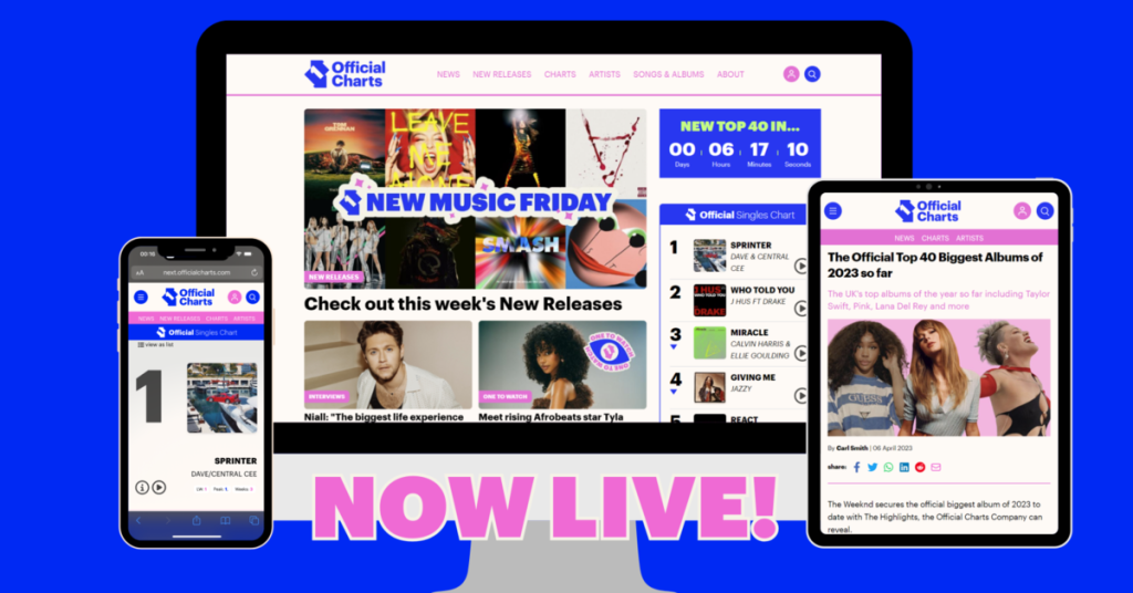 Breaking the Algorithm Bubbles: Official Charts Reinvents Itself With a New Identity