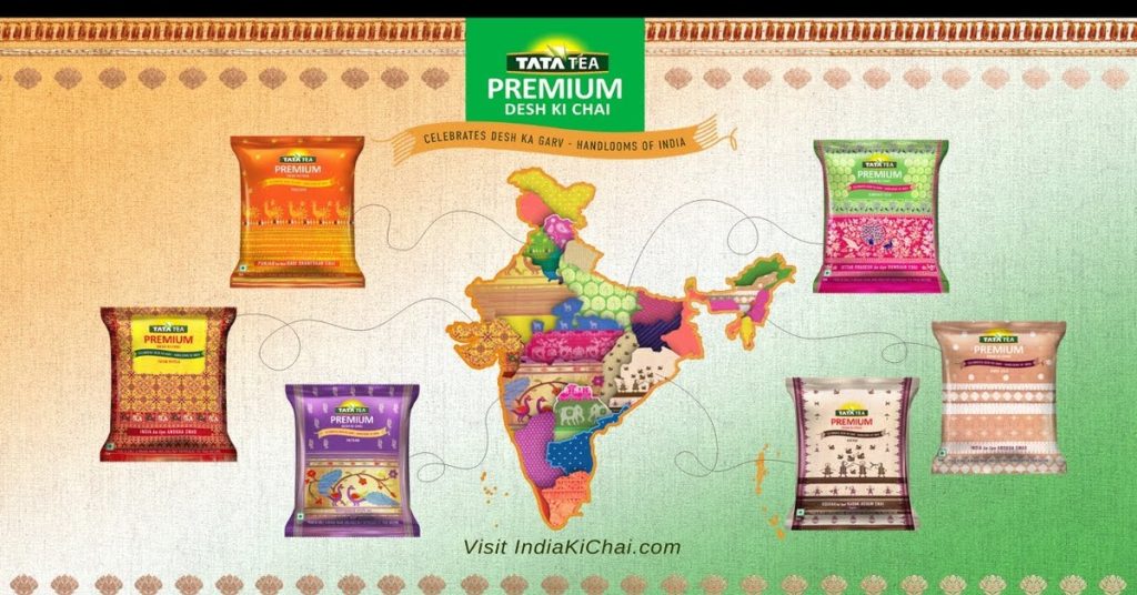 Tata Tea Premium Celebrates Handlooms of India in #DeshKaGarve Initiative for Independence Day