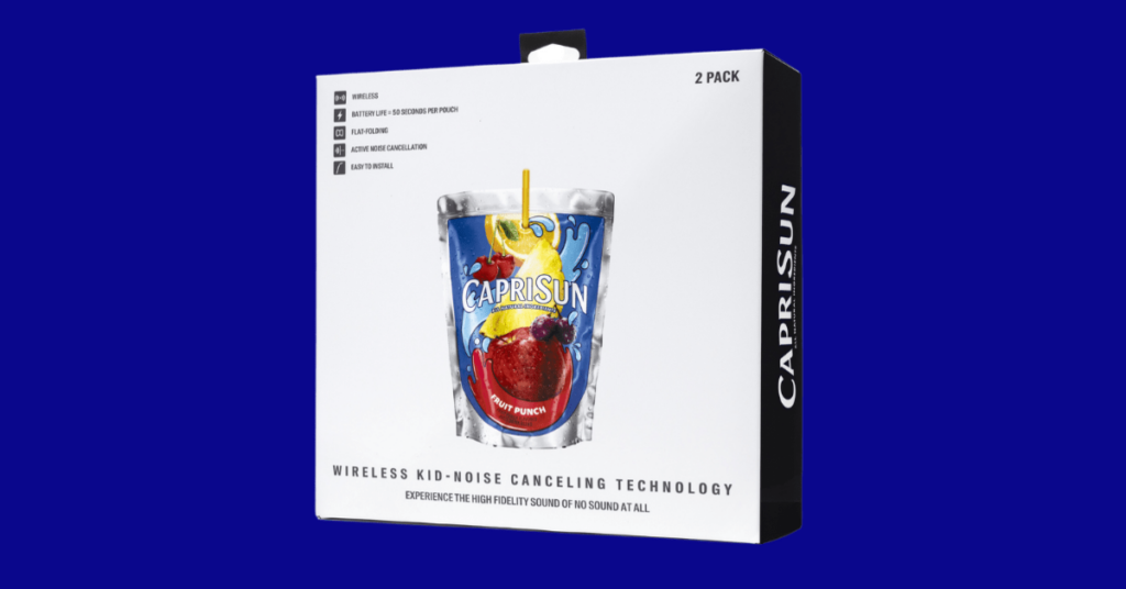 Capri Sun Introduces Kid Noise-Canceling Juice Drink Packs