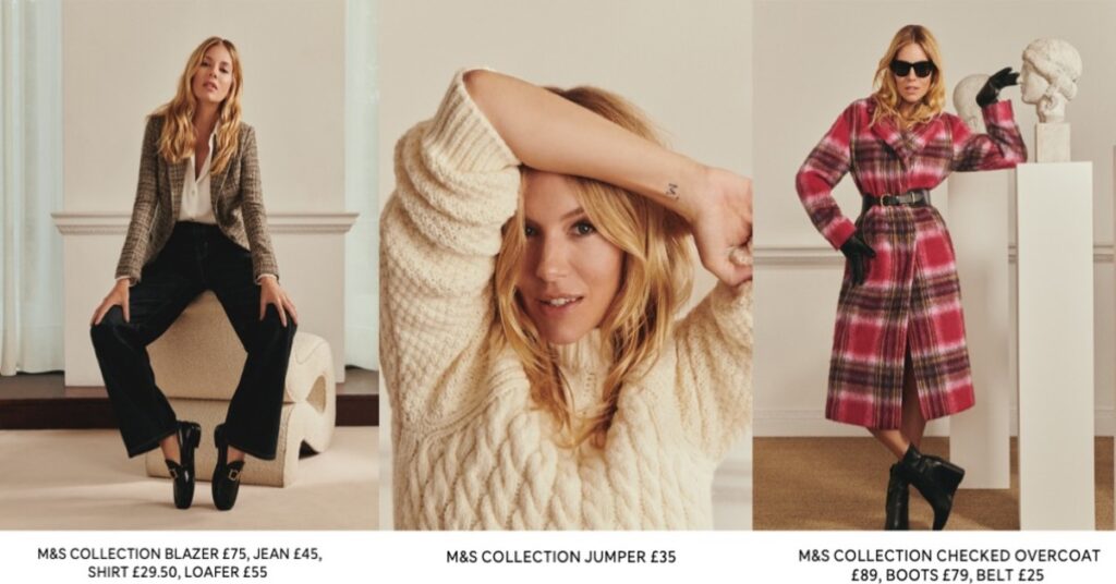 ‘Anything But Ordinary’: Marks & Spencer Boosts Style With Sienna Miller