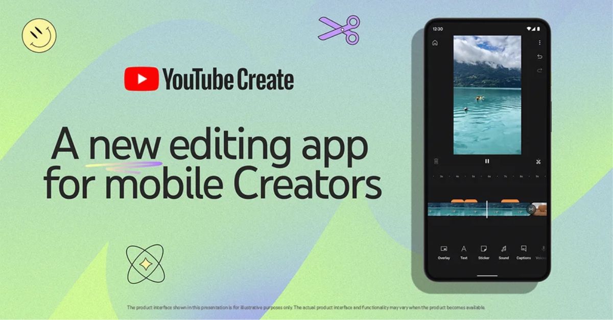 YouTube Create App Launch
