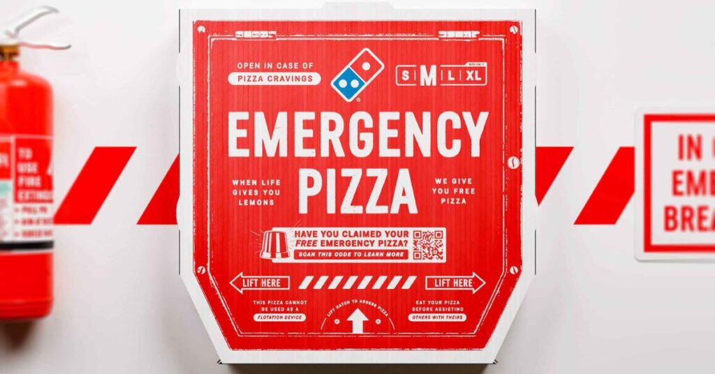 Domino’s Rewards Program Gives Away Free Emergency Pizza