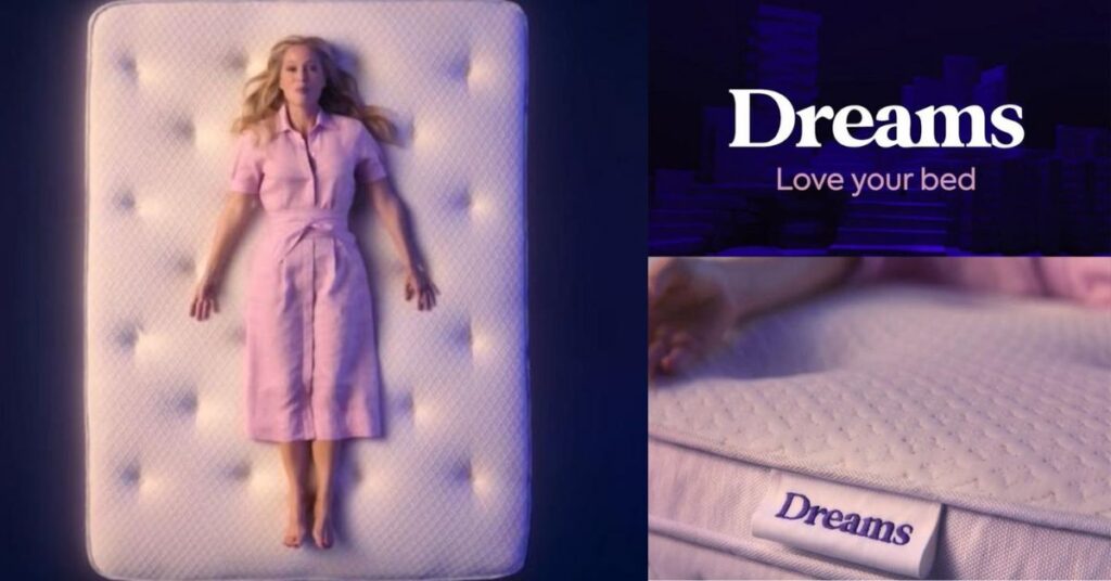 Dreams Deploys Gillian Anderson Star Power for ‘Thank what a Dreams bed could do for you’