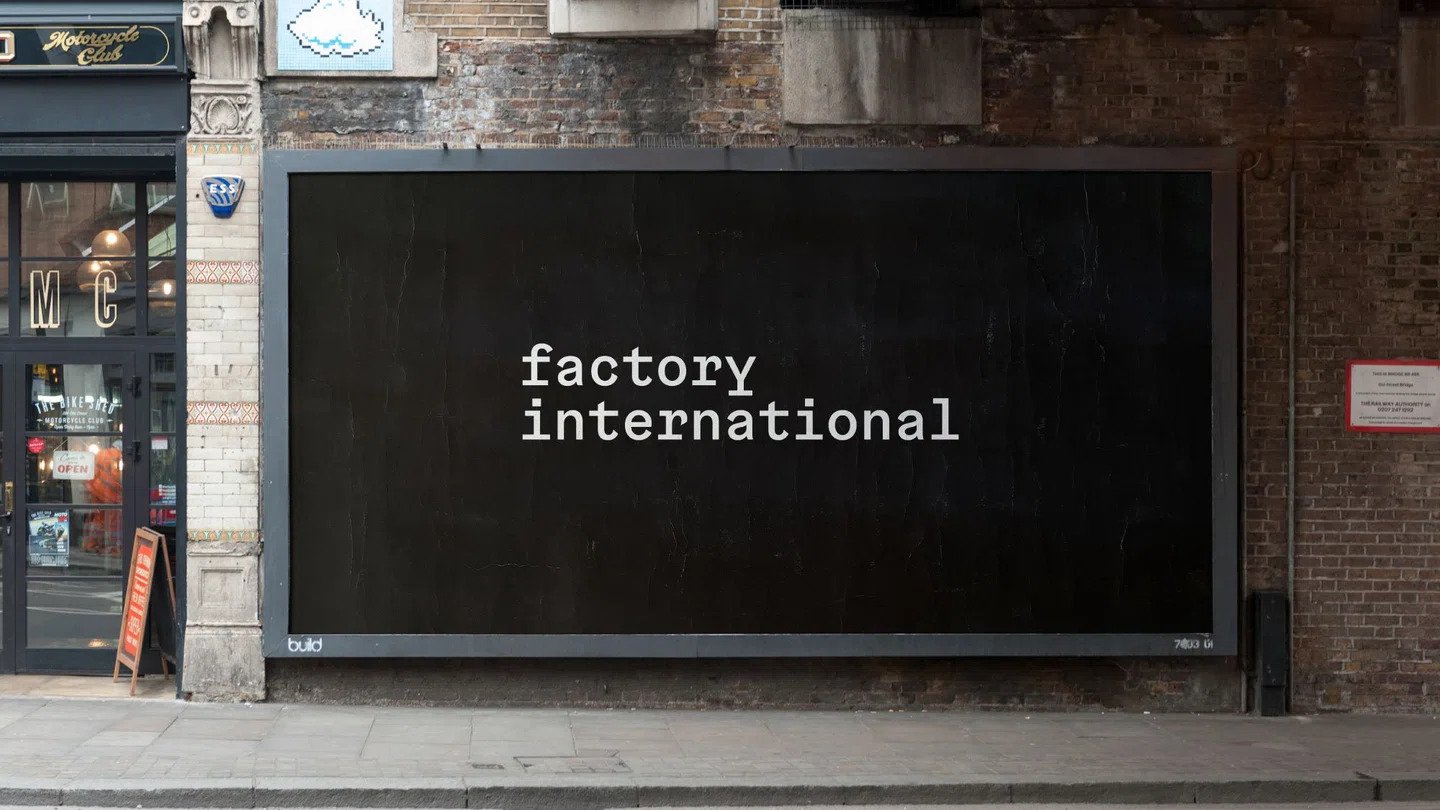 Manchester | Aviva | Factory International | Rebrand | Visual Identity 