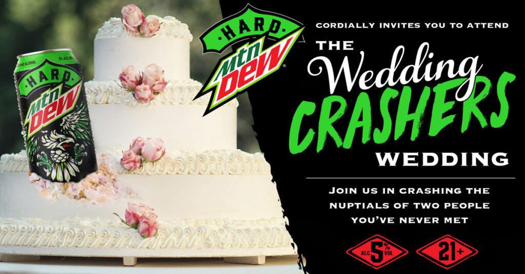 ‘I DEW’: HARD MTN DEW to Throw One Lucky Couple an All-Expenses-Paid Wedding