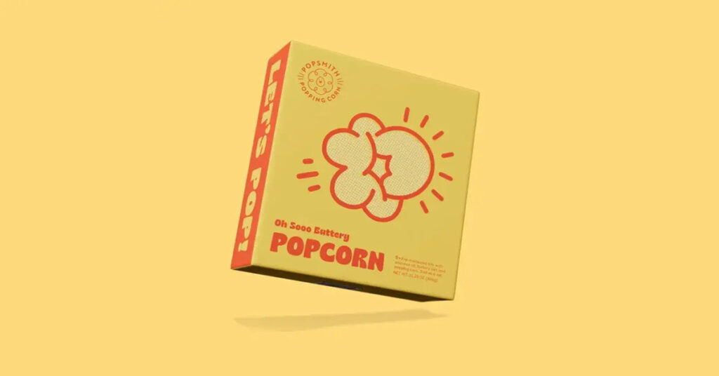 Popsmith Popcorn Makes a Comeback With 70s Style Branding