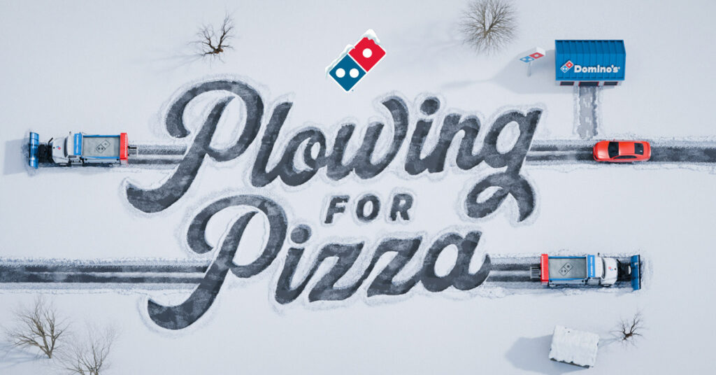Nothing Should Get in the Way of Hot Pizza, Domino’s Gives Snow Plowing Grants