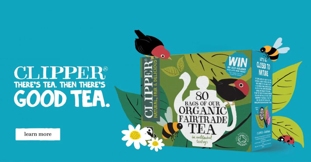 Clipper Tea Champions “Good Tea” That’s Natural and Fair Too