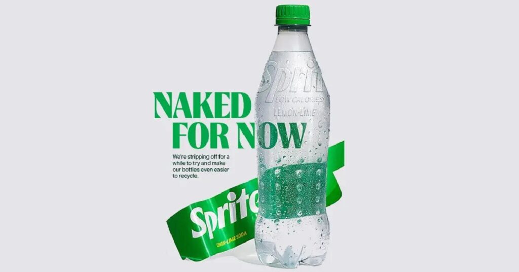 Sprite Goes Label-free to Reduce Plastic Waste, Recycling Easier