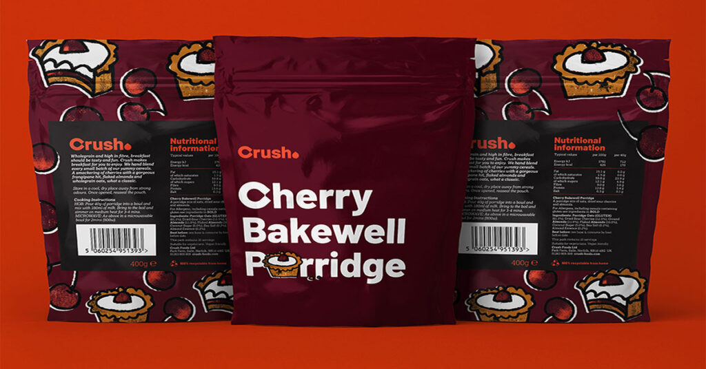 Crush Foods Takes Up Fresh Visual Identity and Packaging