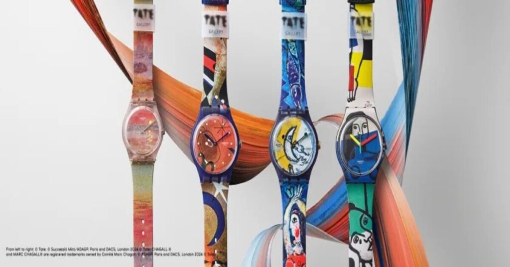 Swatch Partners with Tate Galleries for Very Artful Timepieces