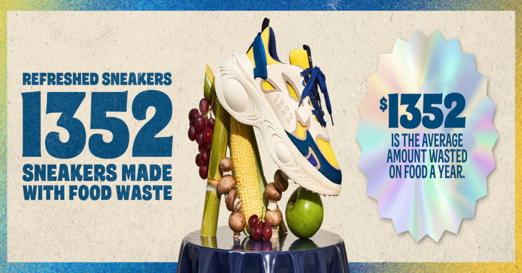 Hellmann’s Launches Limited-Edition 1352: Refreshed Sneakers Made from Food Waste