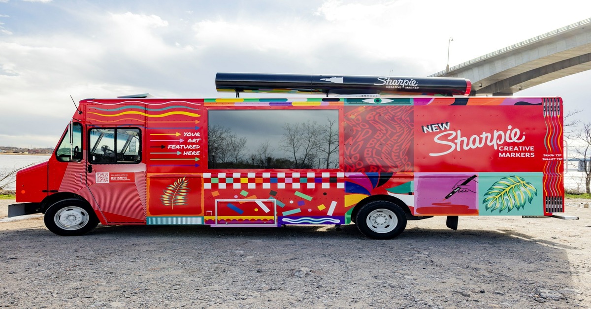 The New Sharpie Bus Drives Creativity on Wheels | Brand the Change