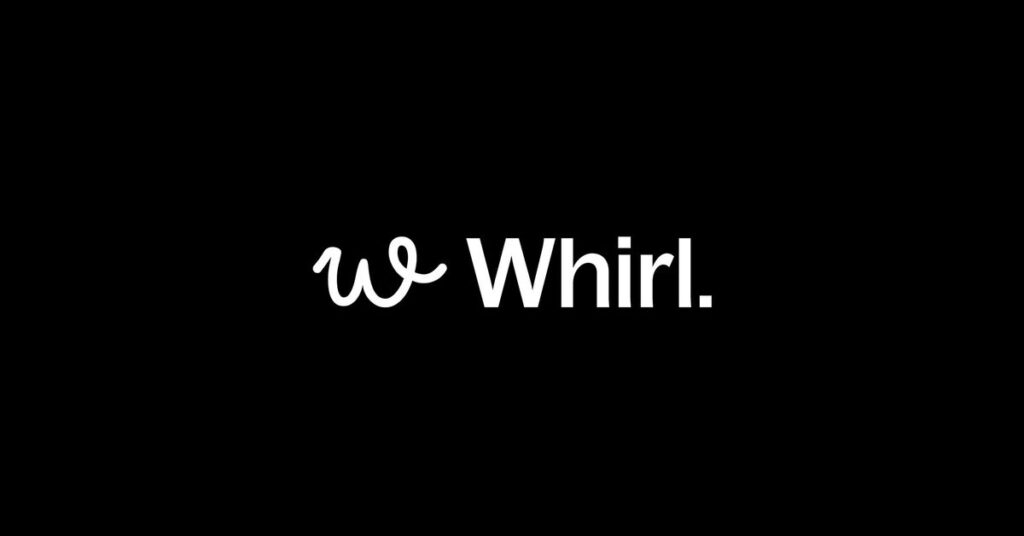 Whirl Launches with Eye-Catching Branding for Sustainable Tech Commerce