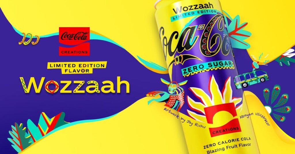Coca-Cola Incorporates African Heritage into its Design: Coca-Cola Wozzaah Zero Sugar