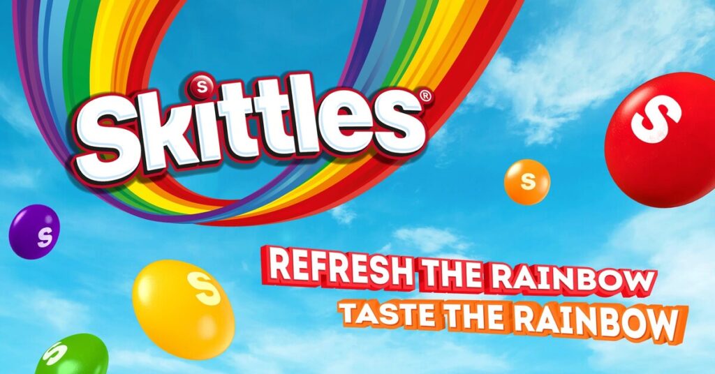 Taste the Rainbow Refreshed: Skittles Unveils Vibrant New Packaging
