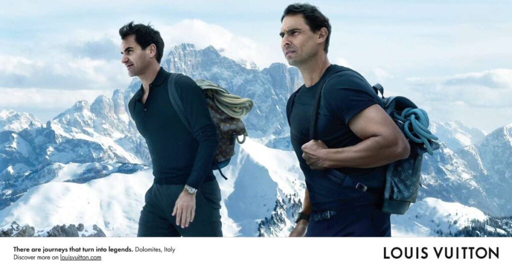 Louis Vuitton Embarks on a Journey with Roger Federer and Rafael Nadal for ‘Core Values’