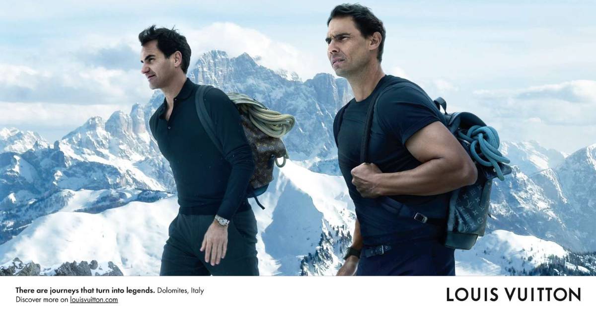 Louis Vuitton Embarks on a Journey with Roger Federer and Rafael Nadal for ‘Core Values’. 