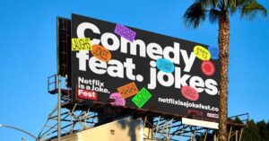 Mother Design Does Guerilla-style Sticker Campaign for Netflix Comedy Festival 2024