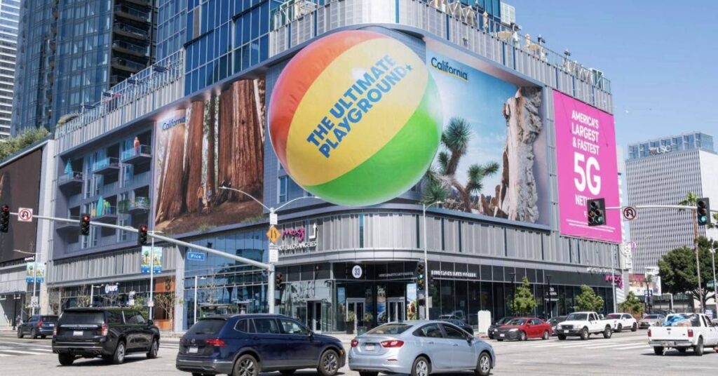 Visit California Deploys Gigantic 3D ‘Keep It Up’ Beach Ball Billboard