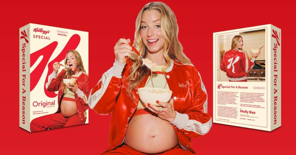Kellogg’s Special K Celebrates and Empowers Women, Features Pregnant Woman for the First Time in History on Cereal Box