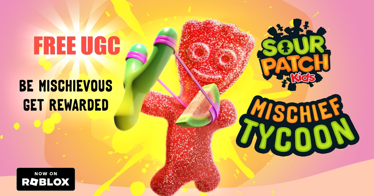 SOUR PATCH KIDS Offers Fun, Interactive Experience ‘Mischief Tycoon’ on Roblox
