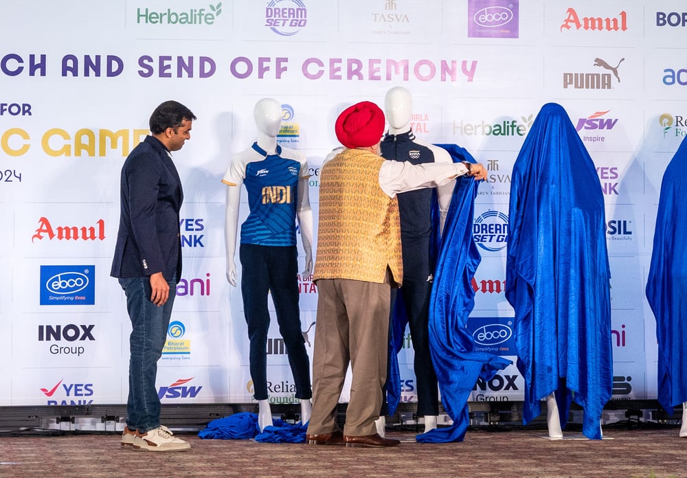 Paris 2024 Olympics: Official Team India Jersey Unveiled by JSW Group