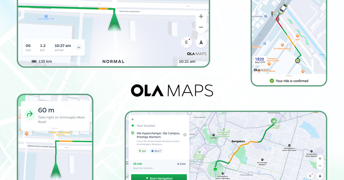 Ola Cabs has made a significant shift from utilizing Google Maps to its proprietary in-house mapping solution, Ola Maps.