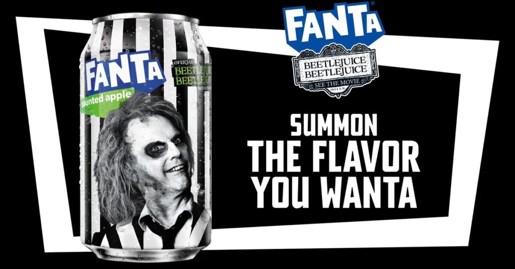 Fanta Boasts ‘Beetlejuice’ Themed Packaging, Special New Flavor