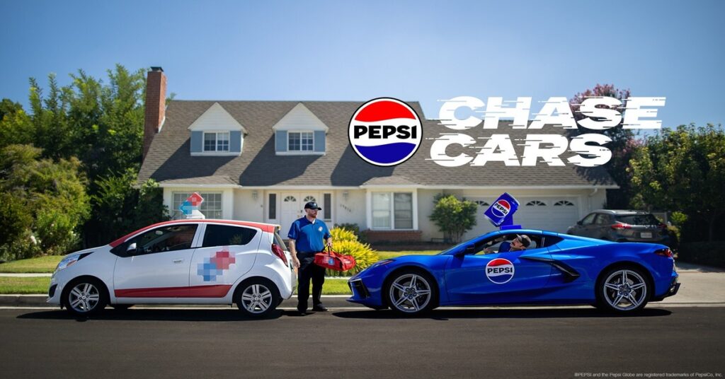 PEPSI Chase Cars: Piping Hot Pizza with Ice-Cold Pepsi Just Perfect