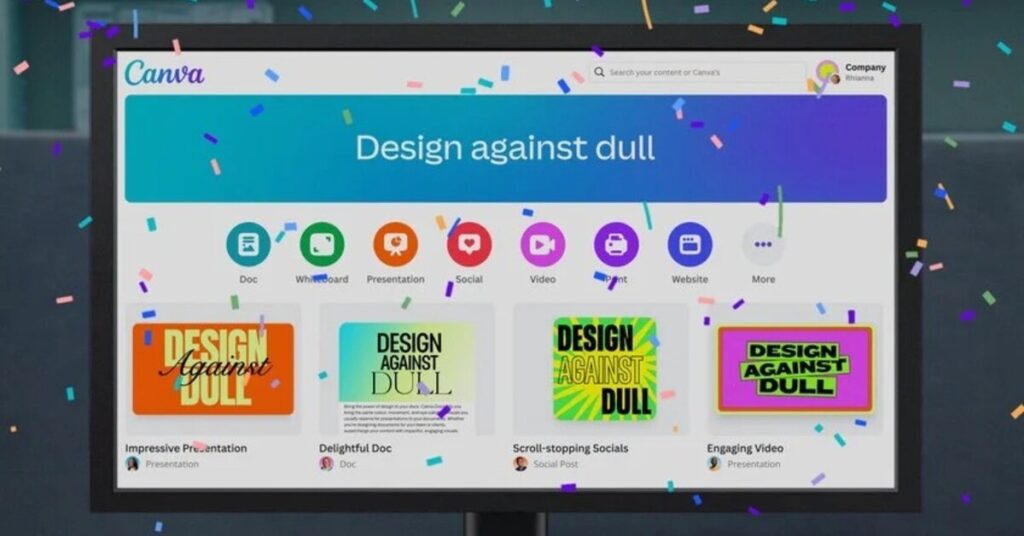 Canva Celebrates Workplace Creativity with ‘Design Against Dull’ its First UK Brand Campaign