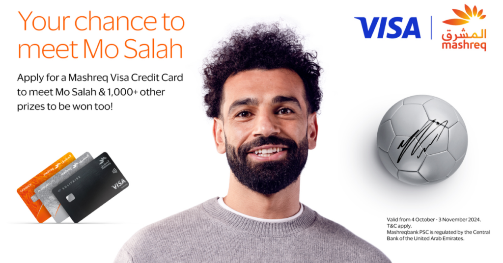 Mashreq Visa Cards Strikes UAE with Mo Salah, Innovative Solutions