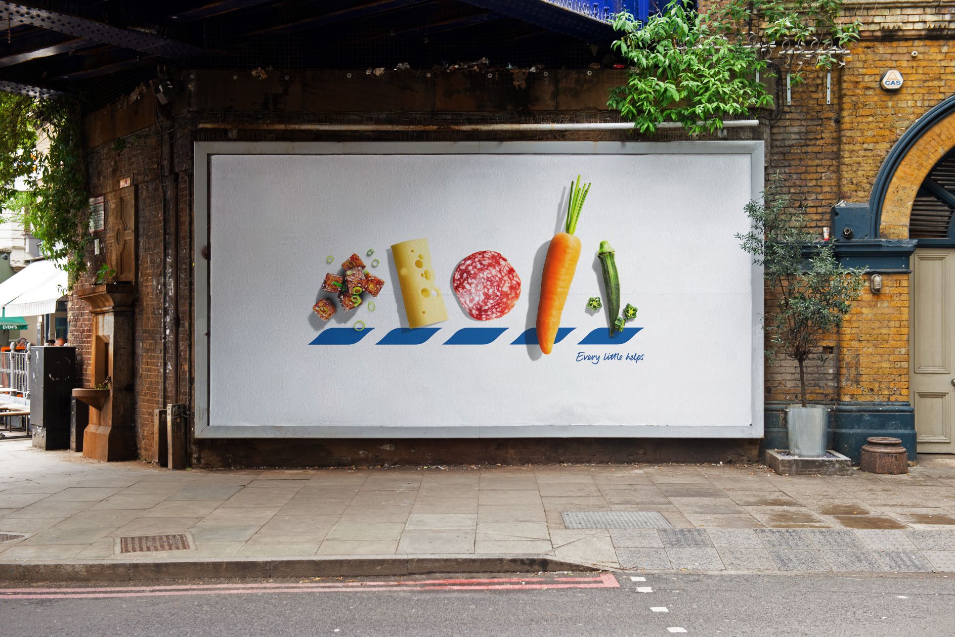 Tesco's ICONS campaign reimagines its logo with fresh produce, emphasizing quality and inspiring shoppers to explore new culinary possibilities.