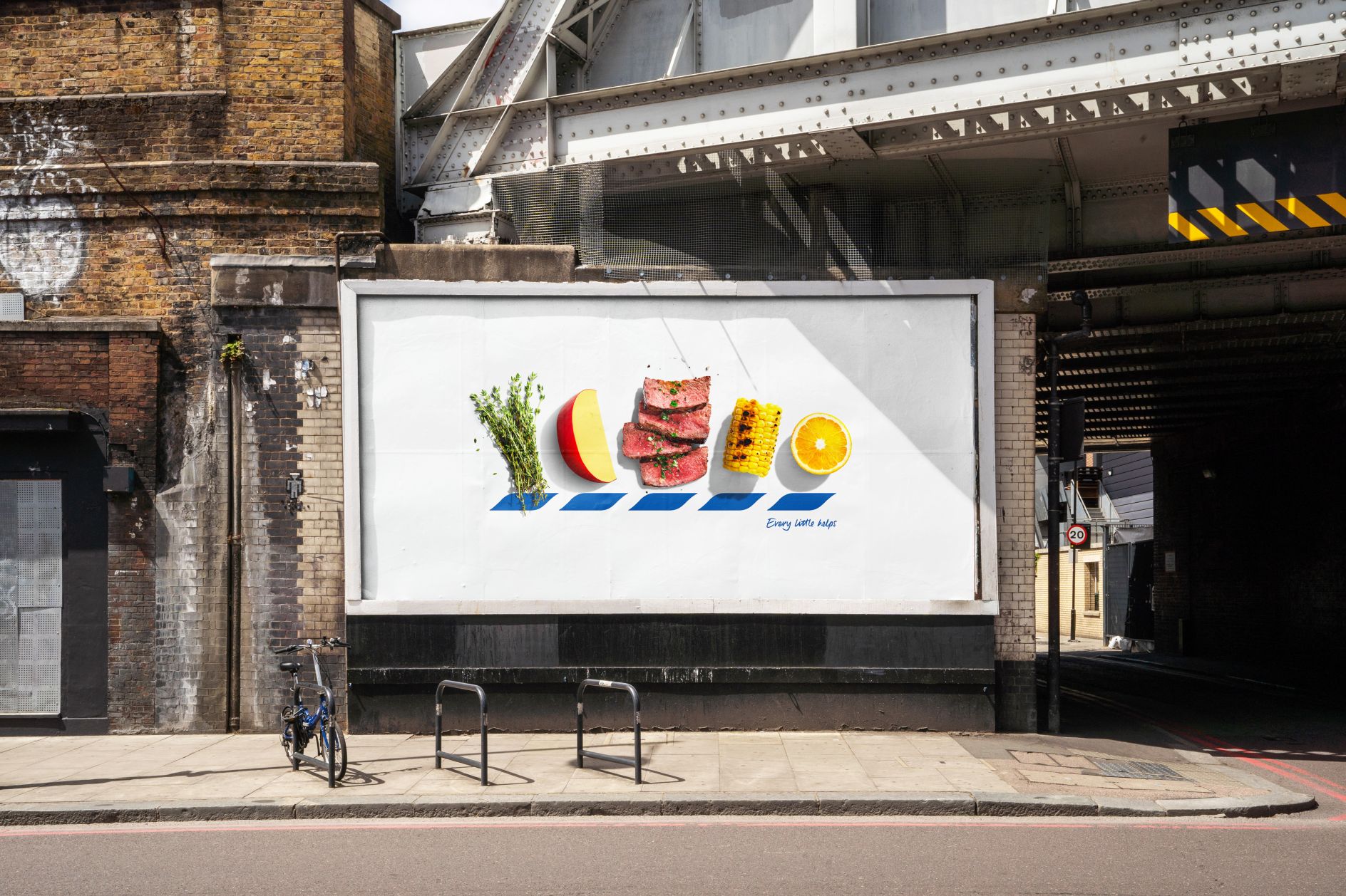 Tesco's ICONS campaign reimagines its logo with fresh produce, emphasizing quality and inspiring shoppers to explore new culinary possibilities.