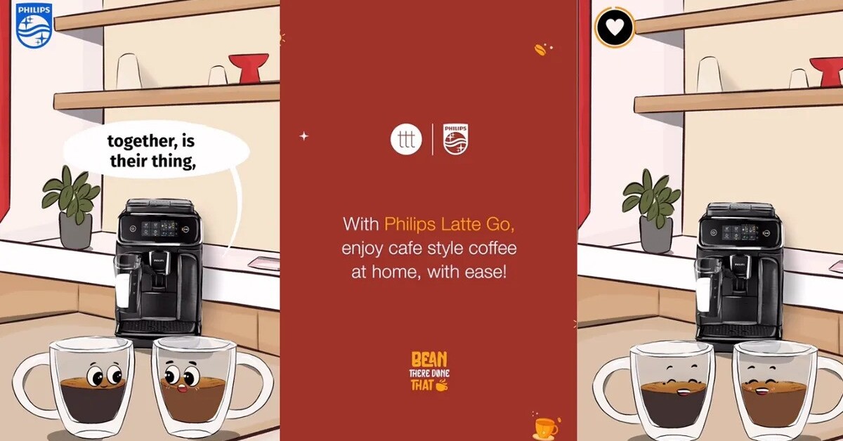 Philips partners with ttt for 'Bean There Done That,' a coffee-themed initiative launching on International Coffee Day.